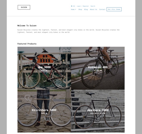 Suisen WooCommerce WordPress Theme Free Download